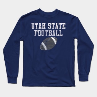 Vintage Utah State Football Long Sleeve T-Shirt